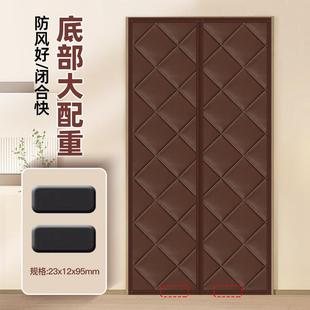 棉门帘加厚加用空调保暖保温挡风防风隔断隔音防寒自吸帘子 冬季