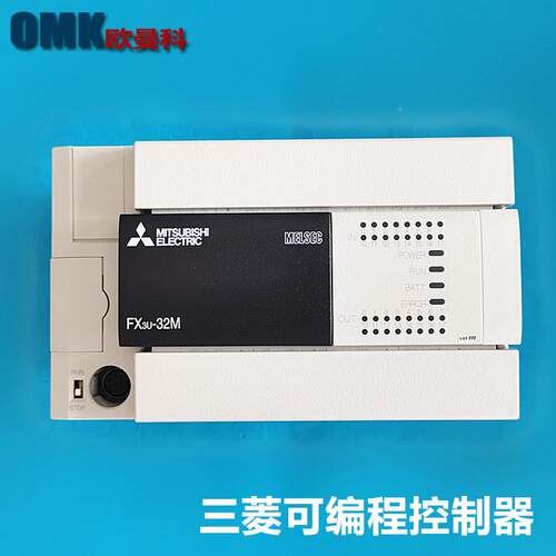 plc编程X3U-T-E2S-AFX3U-32M机控制F器继电器输出自动化主节能