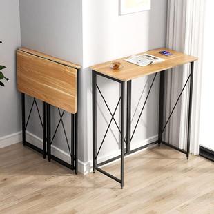 站立式工作台可折叠高脚桌子简易书桌学生书桌家用办公桌电脑桌