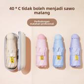 下单立减30 五折黑胶太阳伞迷你遮阳伞胶囊伞防晒可折叠伞A