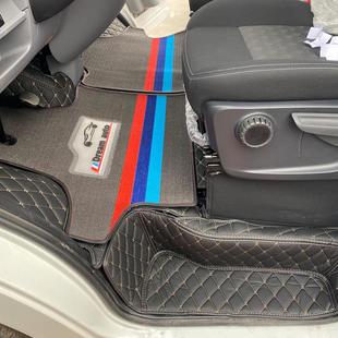 国六上汽大通V80PULS 商务货车前排驾驶室地垫 大通V90全包围脚垫