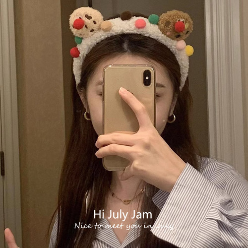 毛绒发箍卡通可爱小丑发卡