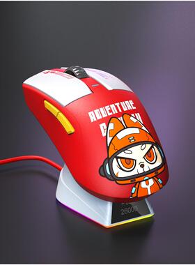 达尔优CM610V2Max双模轻量化电竞游戏鼠标有线无线可选cf吃鸡专用