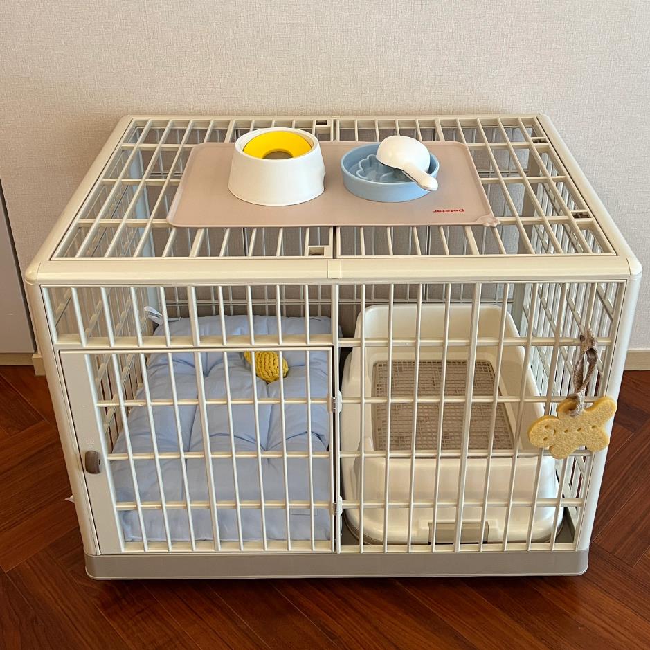 IRIS树脂狗狗笼子室内家用大中小型犬泰迪狗窝爱丽丝宠物狗围栏
