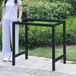 长方形 加高90cm桌脚 铁艺桌腿支架 高脚架 台脚 桌支撑架 桌架子