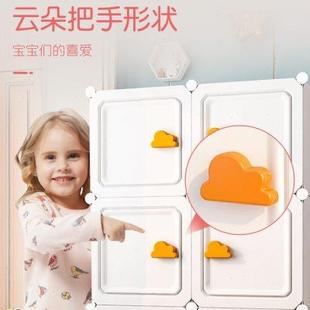 女孩简易小衣橱 儿童衣柜卧室家用宝宝塑料加厚储物收纳柜婴儿组装