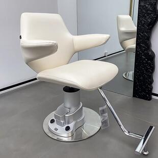 采购产品网红美发沙龙椅子,美发沙龙特别理发凳,可旋转可调节的