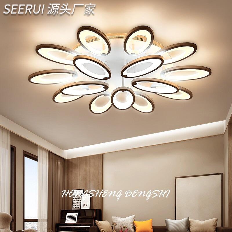 实瑞 现代简约led灯具灯饰卧室灯温馨客厅灯创意餐厅客房吸顶灯吸
