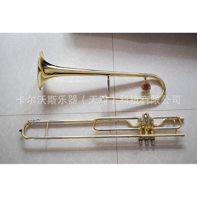 行进长号立键拉管长号JK320行进长号降B调立键活塞长号乐器