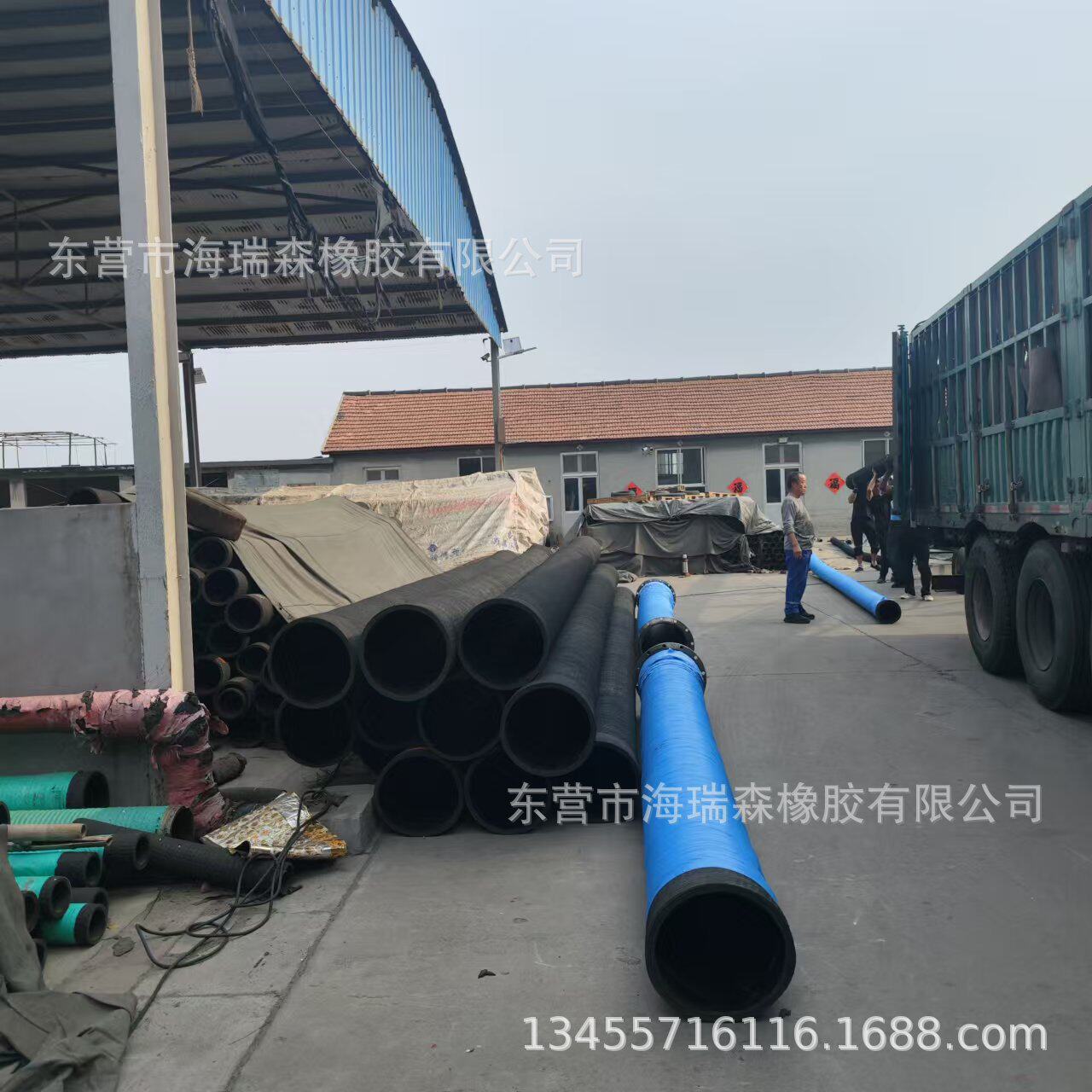 优质橡胶钢丝管耐腐蚀耐磨吸排砂石海水高强度钢丝橡胶管
