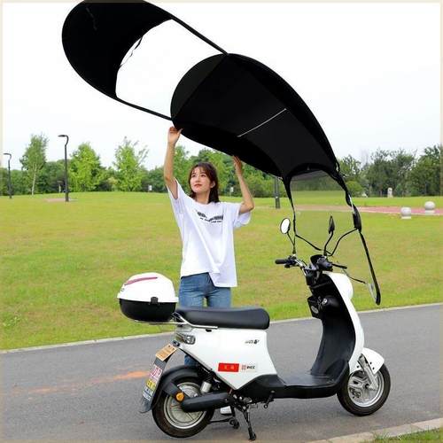 采购产品电动汽车雨棚，遮阳伞，摩托车雨棚，新的加厚可移动防雨