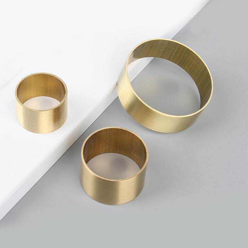 圆形两头通铜套新中式红木家具包边铜箍桌椅沙发脚不封底纯黄铜套,基础建材,家具脚垫,淘宝优惠券,粉丝福利购,淘宝优惠卷