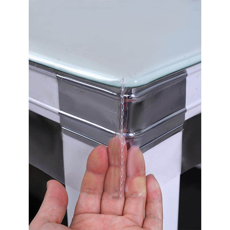 Pvc透明皮革套全包软玻璃套防水防油加厚矩形防火桌套免洗垫,居家布艺,微波炉罩,淘宝优惠券,粉丝福利购,淘宝优惠卷