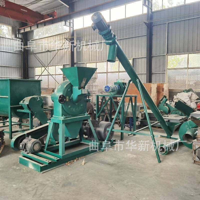 全自动玉米饲料粉碎机多功能自吸家用大米商用万能五谷杂粮磨粉机