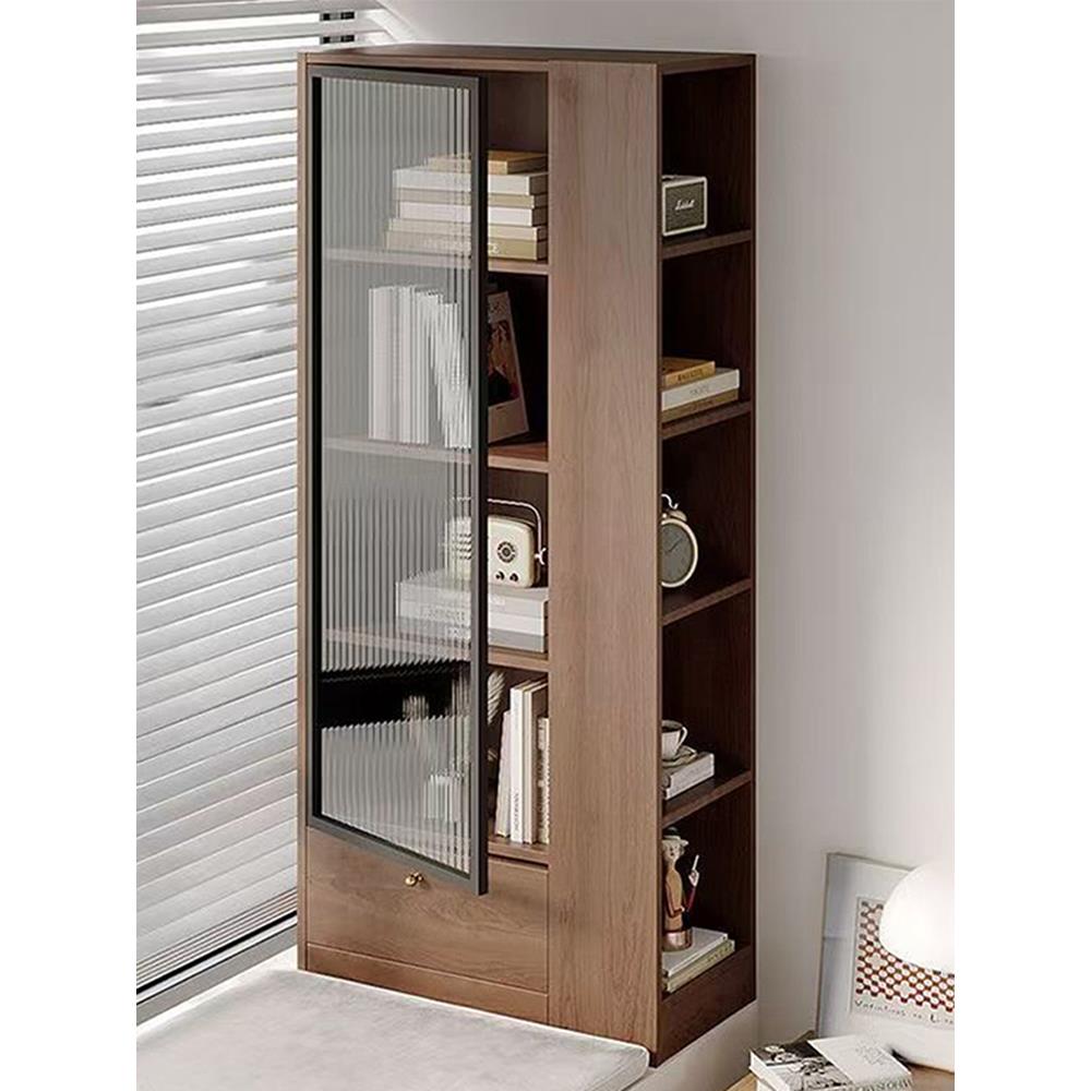 实木飘窗柜阳台收纳储物柜简约书柜卧室置物榻榻米柜窗台展示柜子