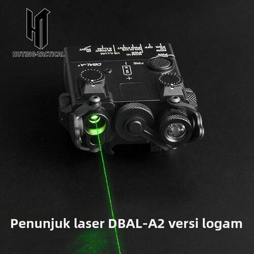 沃德森金属版DBAL-A2镭射指示器绿激光LED爆闪手电IR/PEQ15电池盒
