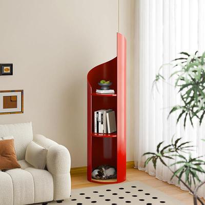 设计师创意沙发边几客厅书架书柜轻奢高级感艺术侧边柜落地置物架