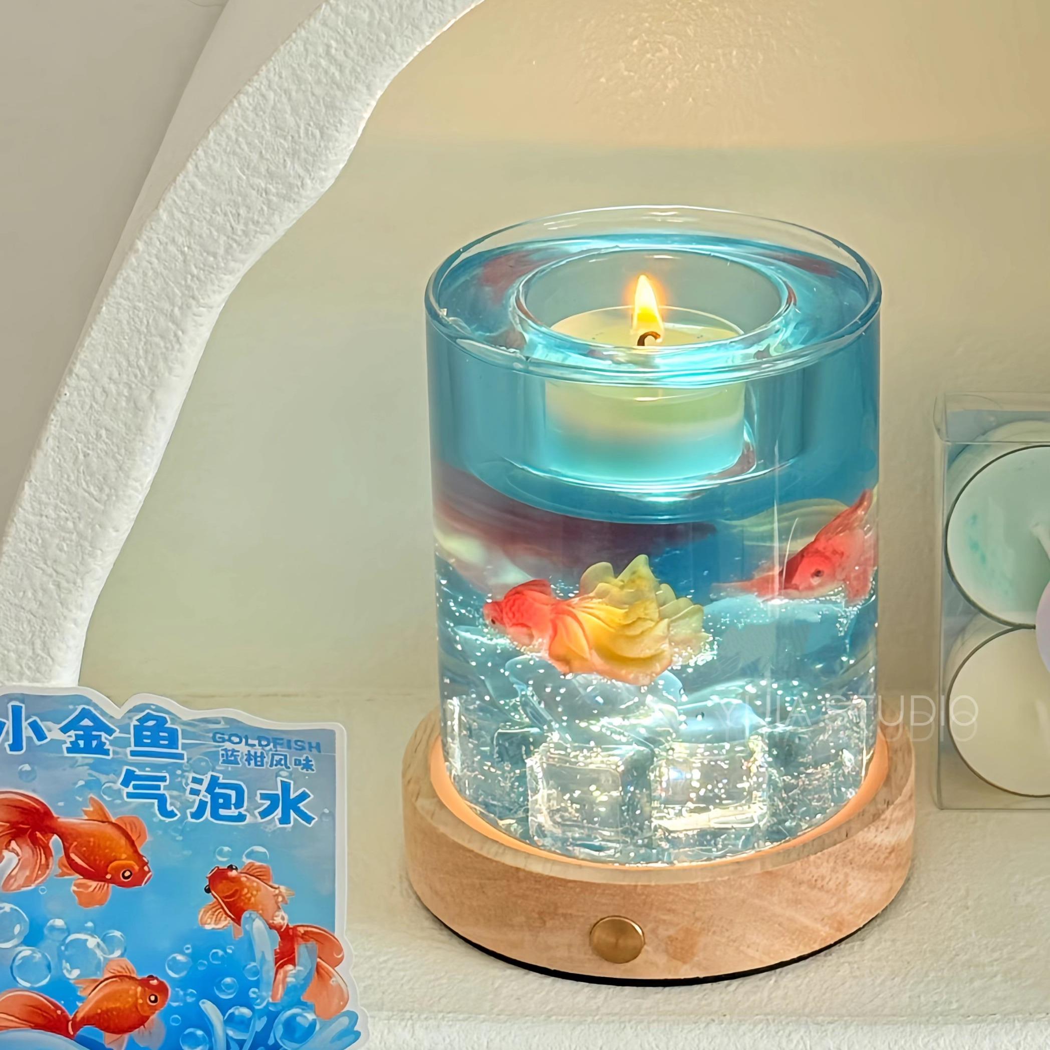 金鱼气泡水香薰蜡烛礼盒生日礼物女生闺蜜小众高级感实用毕业季礼