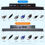 银驰工控一体机触摸屏嵌入式 PLC安卓 电容电阻触控屏MES壁挂内嵌式