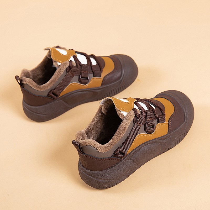 加绒加厚老爹g鞋女2024秋冬季新款厚底保暖二棉鞋休闲运动鞋女鞋