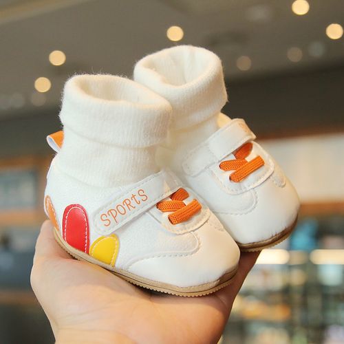 婴儿袜鞋子春秋季小童软底学步鞋男女宝宝学走路防滑保暖不掉外穿