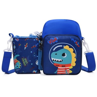 儿童斜挎包男孩2024r新款外出旅游水壶包女孩运动包可爱帆布单肩