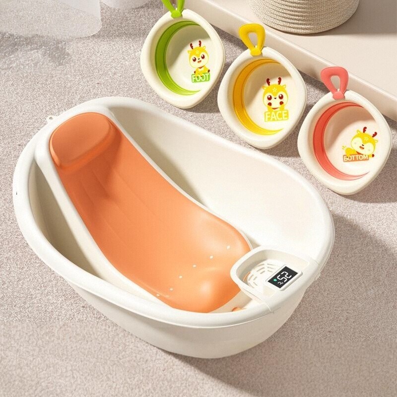婴儿洗澡盆新生儿家用浴盆初生专用躺托一体泡澡桶幼儿宝宝沐浴桶