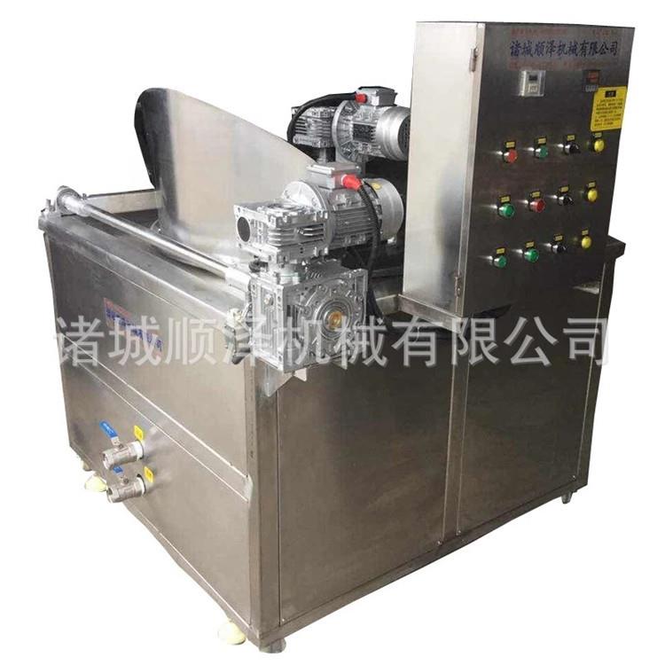 销售年糕油炸机 电加热年糕片油炸设备 虎皮年糕油炸机