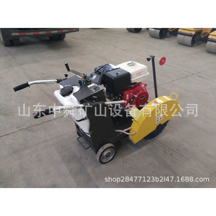 马路切割机柴油汽油混凝土路面切缝机路面电动切割机公路刻纹机