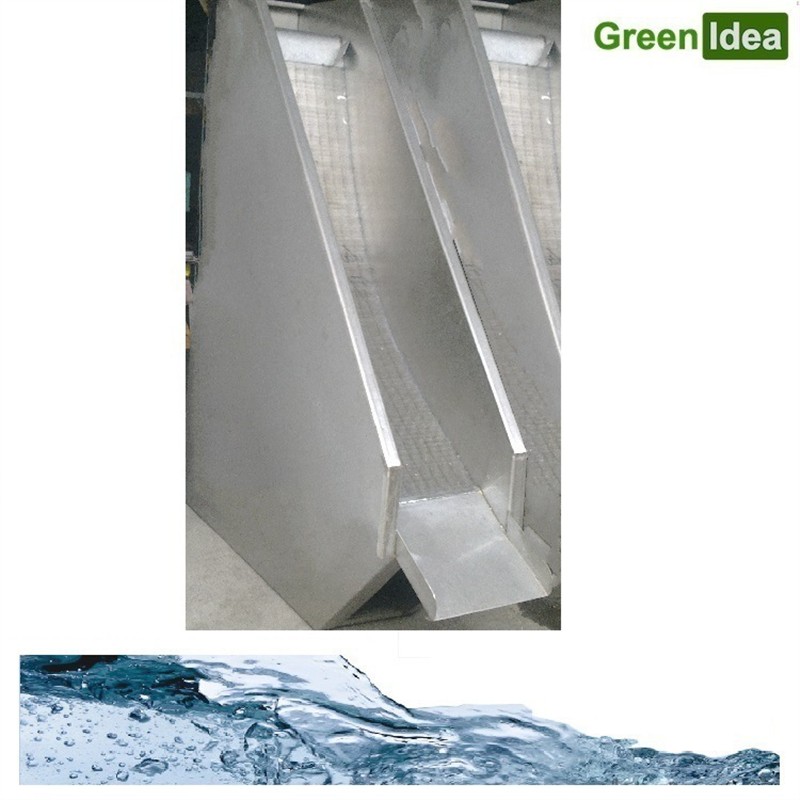 斜筛水力筛土豆皮番茄皮农产品清洗水过滤塑料粉末过滤