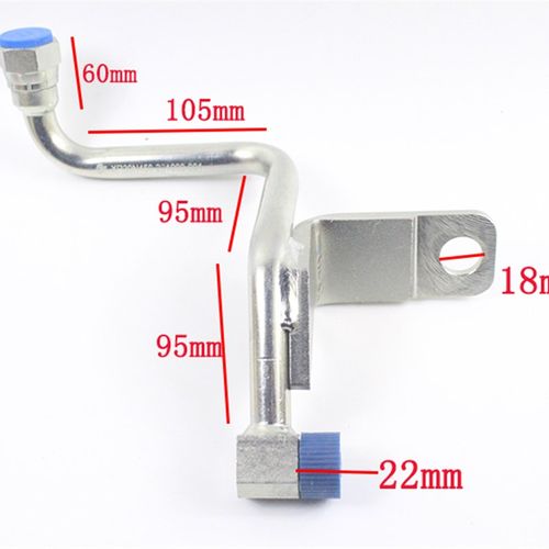 推荐叉车中间油缸全自由缸硬管接头液压油F管接头XR3Q0N450适用杭