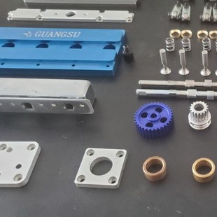 光夙D5内燃发动机模型金属拼装引擎可发动汽油迷你燃油机四冲程