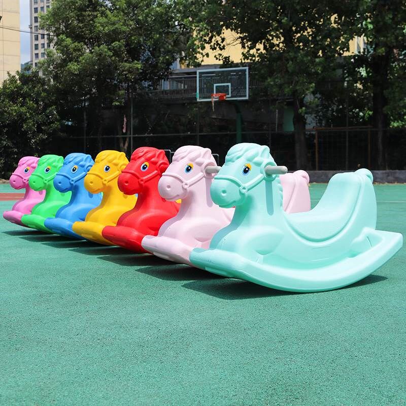 幼儿园木马儿童塑料摇摇马大号室内玩具新款宝宝摇摆户外骑马摇晃