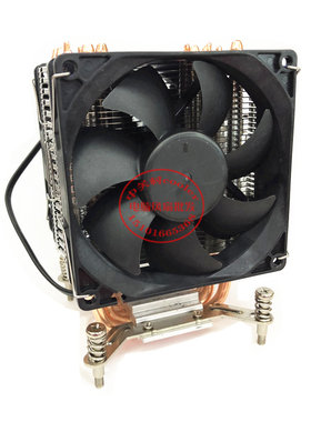 适用 X79主板 2011针CPU 风扇 铜柱散热片 正方形8.0Z孔距散热器