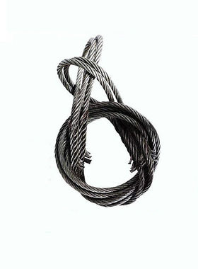 插编钢丝a绳起重吊装双扣吊索具狼山钢绳6mm28mm5米16厘