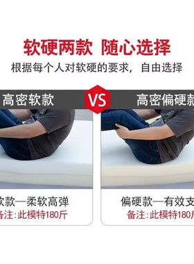 超厚20cm床垫 超软用经济型1.5m1.8米双人高密海绵加厚床垫榻榻米