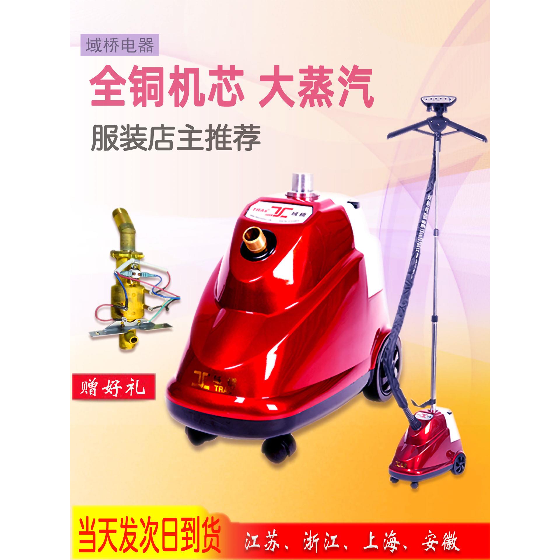域桥蒸汽熨斗家用铜机芯服装店大功率熨烫机烫衣挂烫机立式烫挂机