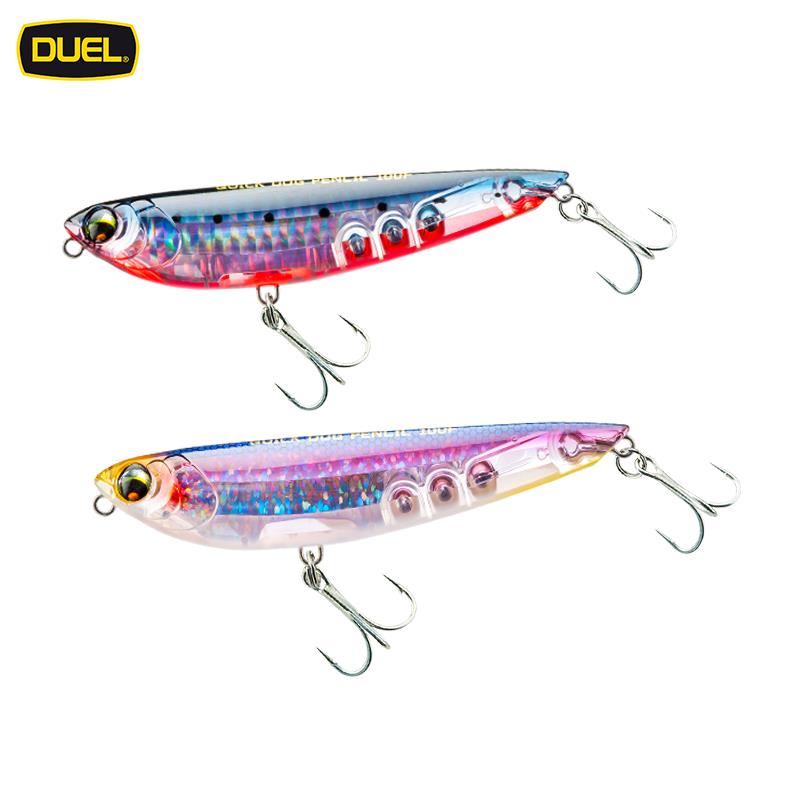 日本DUEL杜尔乐F1225浮水铅笔硬饵远投翘嘴鲈鱼饵进口路亚假饵