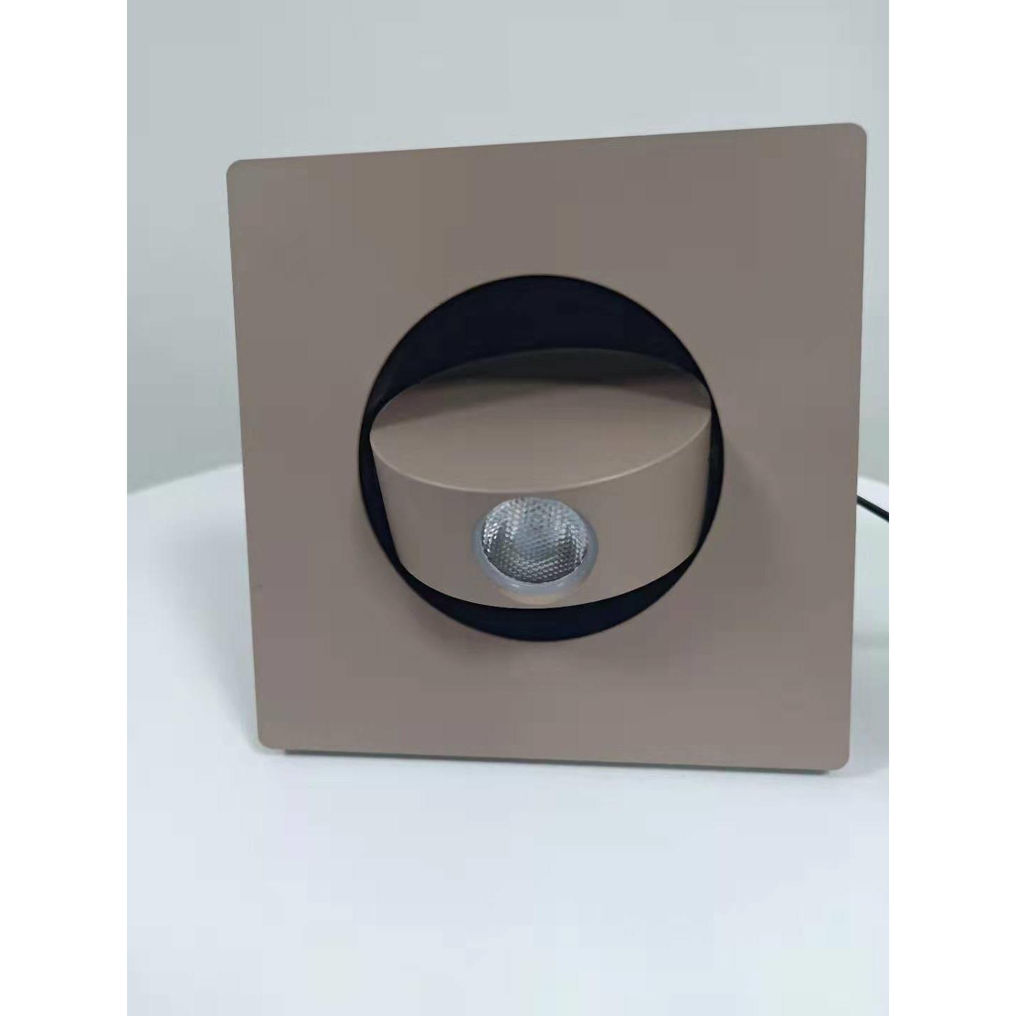 如家商旅绿标客房床头壁灯 LED方形嵌入式床头灯 酒店客房阅读灯