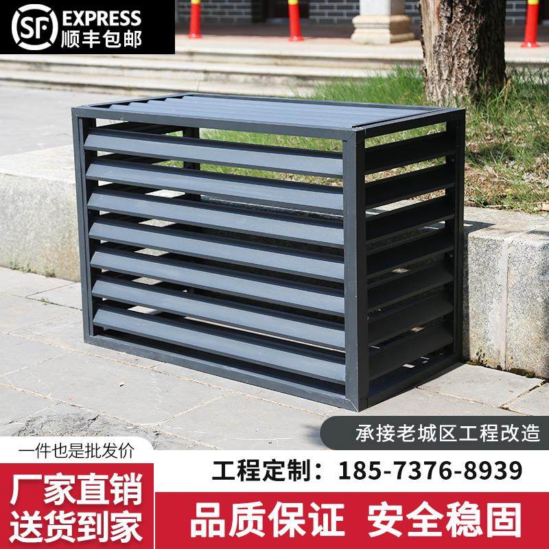 空调外机保护罩锌钢铝合金百叶格栅中央空调室外防雨外机罩定制