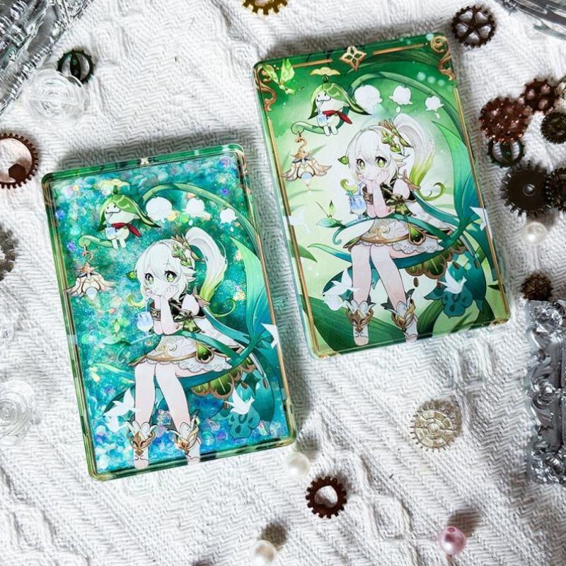 原神纳西妲小吉祥草王草神同人谷子流沙麻将砖流麻立牌票根安静书