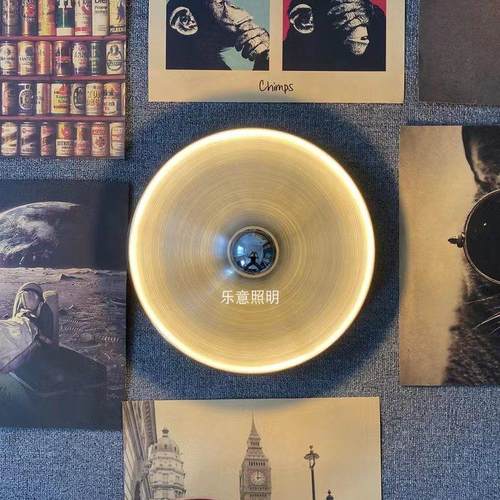 包豪斯吸顶灯中古70s飞碟UFO装饰壁灯spaceage过道民宿卧室灯具