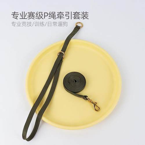 狗狗牵引绳大中小型犬遛狗绳子防爆冲p链幼犬专业赛级训犬专用p绳