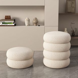 网红凳子化妆凳女生卧室奶油风梳妆台小凳子家用轻奢高级感化妆椅