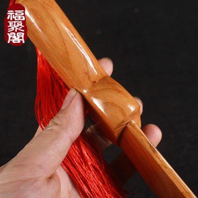 桃木剑一体纯手工儿童小孩随身婴儿无漆原木道士宝剑小号木雕挂件