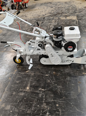 大蒜收获机手推两行汽油自走式新款挖蒜机提刀款小型农用