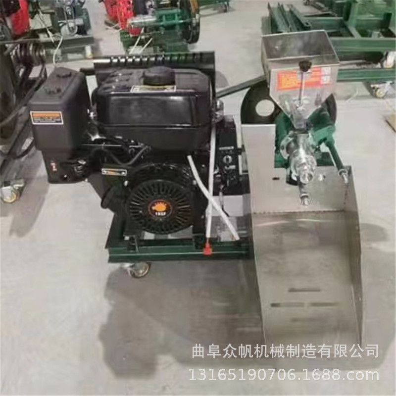 大米玉米加工机器 结构精巧操作技术简单 车载式五谷杂粮膨化机