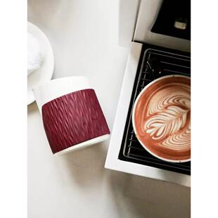 WPM惠家拉花缸450ml咖啡拉花杯奶泡杯不锈钢斜口尖嘴圆嘴无柄款