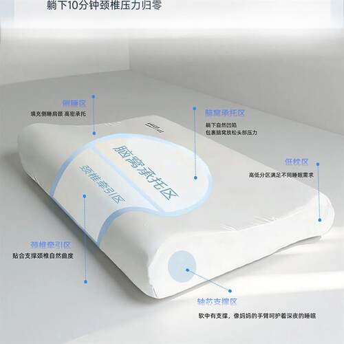 枕头三芯高弹支撑小黑棒记忆棉枕慢回弹深睡枕助睡眠护颈椎枕芯