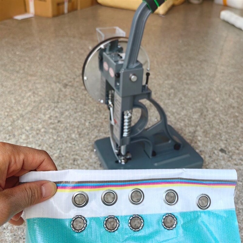 半自动无环打扣机喷绘布压扣机灯箱布展架广告扣眼刀刮布打扣机